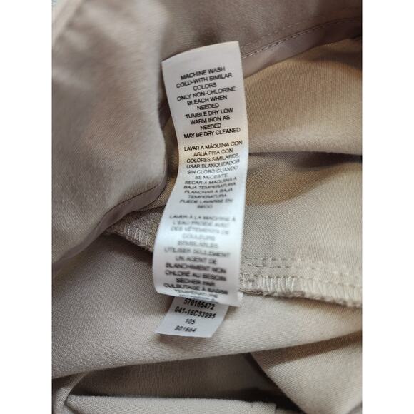 Chico's Magique Ankle Pants Size 00 XS/2 Beige Crop Slim Stretch Office Career - Picture 5 of 11